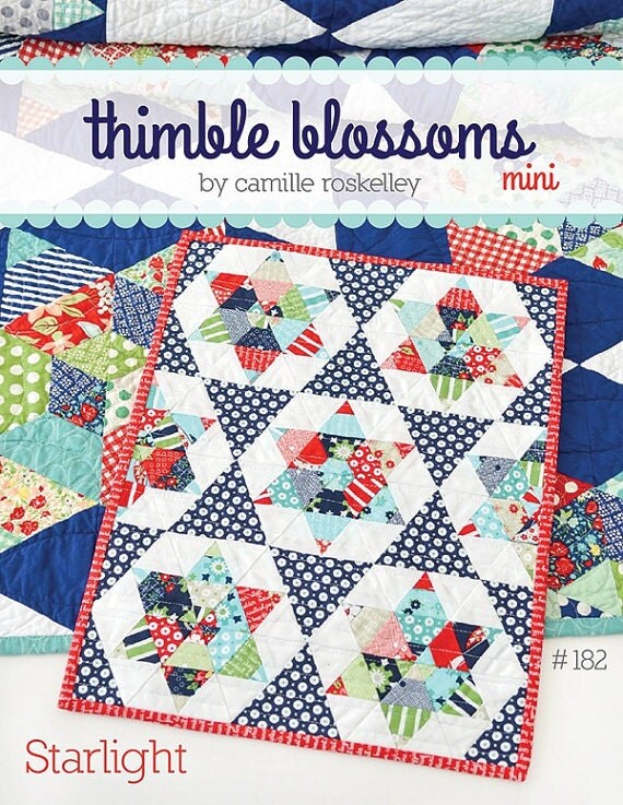 Starlight mini quilt pattern by Camille Roskelley for Thimble