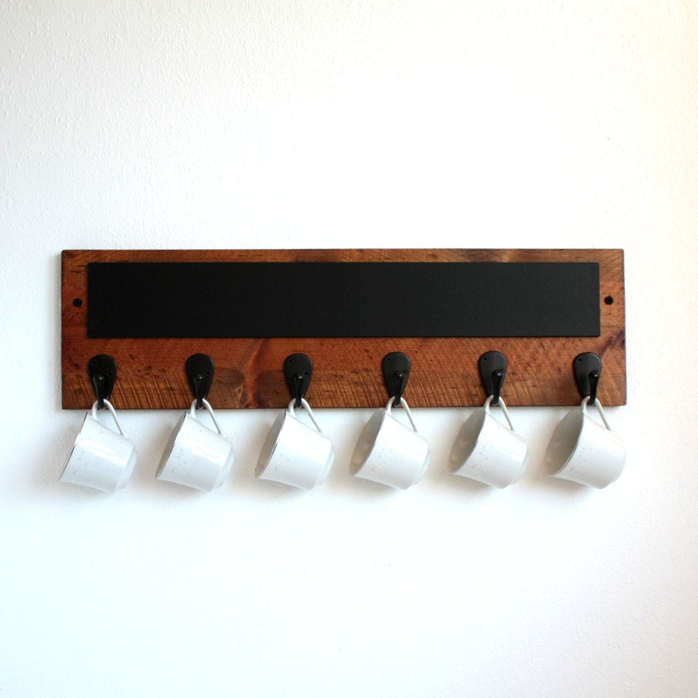 Coffee Mug Rack With Chalkboard Coffee Cup Rack Coffee Mug