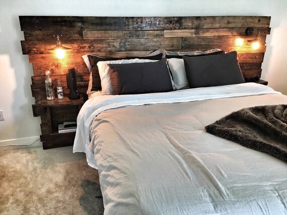 Rustic Headboard Reclaimed Headboard Queen Headboard by ...