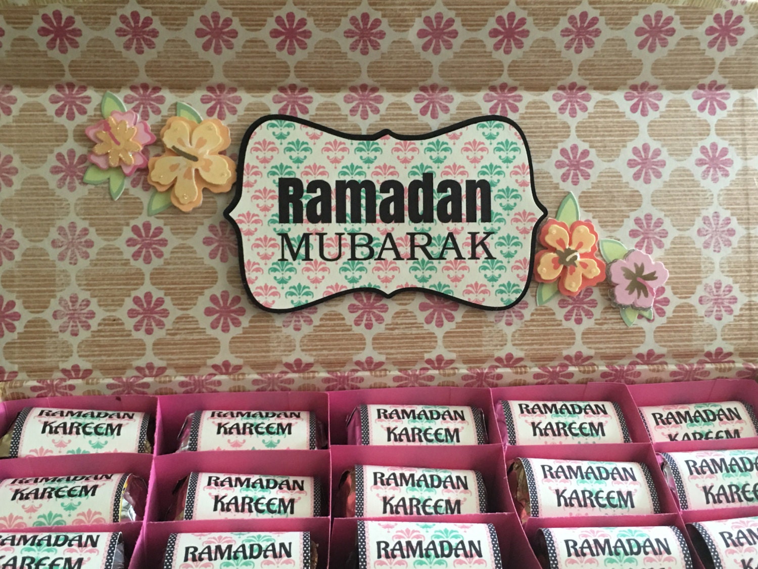 Eid Mubarak Gift Box with Candies and Dates by EccentricDesigns102