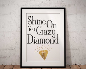 Shine on you crazy | Etsy