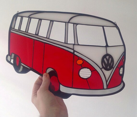 Items similar to Stained Glass Volkswagen Van on Etsy