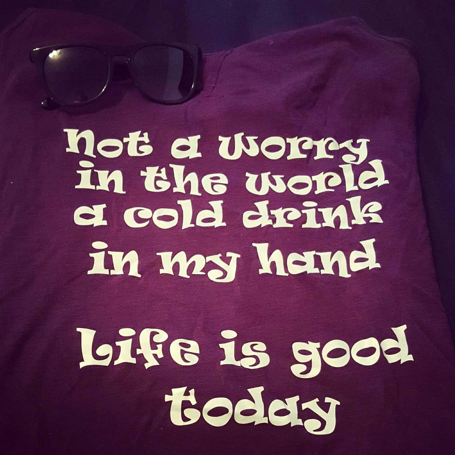 COUNTRY tank tops Life is good today