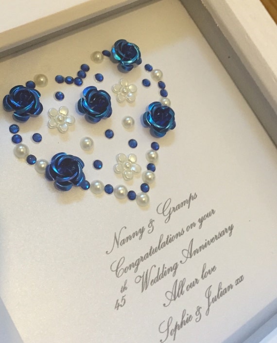 Sapphire wedding anniversary gift 65th by LoveTwilightSparkles