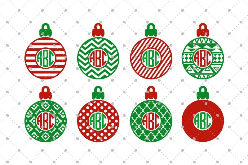 Download Christmas SVG Cut files Christmas Ornaments SVG Winter SVG