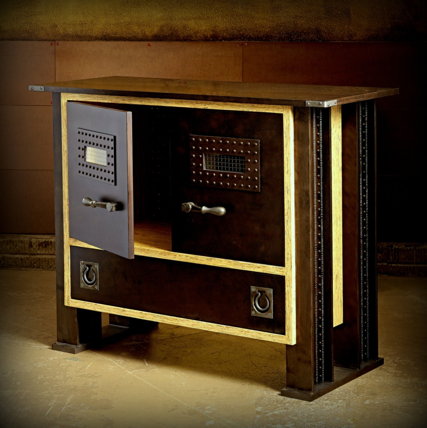 Industrial Furniture Steampunk Furniture Media By GriffinModern   Il Fullxfull.995860839 Q6b2 