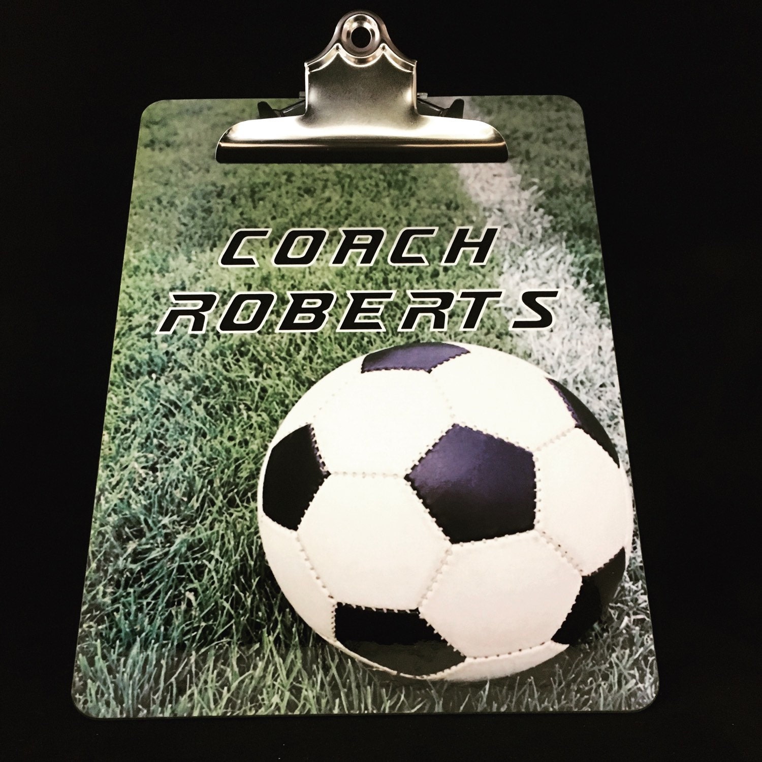 Soccer soccer coach gifts Custom Coach clipboard Soccer