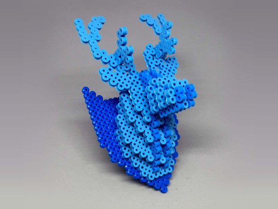 head bead hama unicorn Head Bead Deer Puzzle Pixelixir by Decor Wall 3D Perler