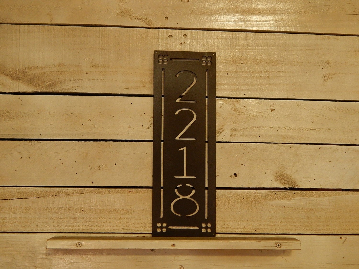 Vertical Decorative House Number Metal Number Door Number