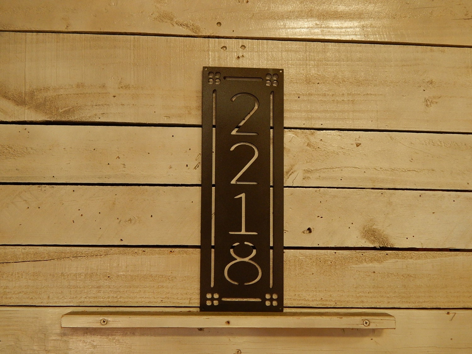 Vertical Decorative House Number Metal Number Door Number