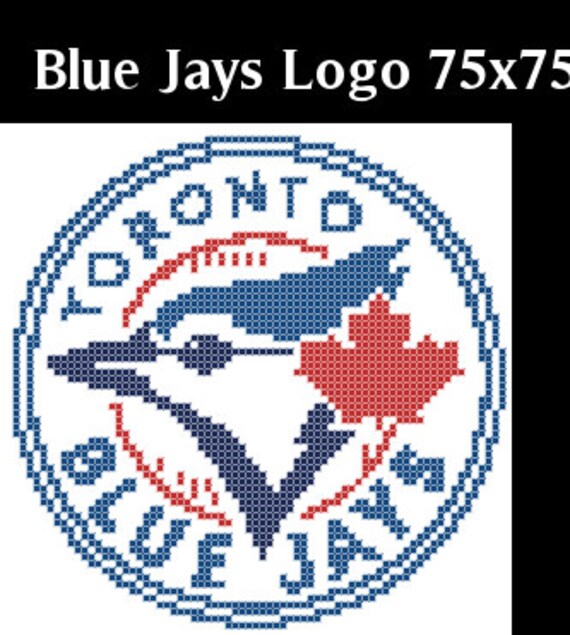 Pattern Maker Toronto | toronto blue jays logo counted cross stitch chart Pattern Maker Toronto | toronto blue jays logo counted cross stitch chart