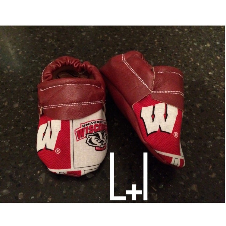 Wisconsin Badger Football Handmade Baby by LiamandIsabella on Etsy