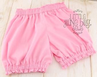 Bloomers - Pink Seersucker | Lollie and Pop: A Children's