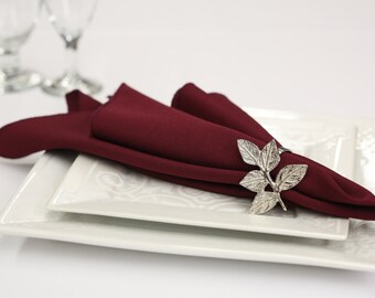 Burgundy Napkin Polyester