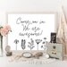 Come on in sign Printable art Welcome sign printable Come on