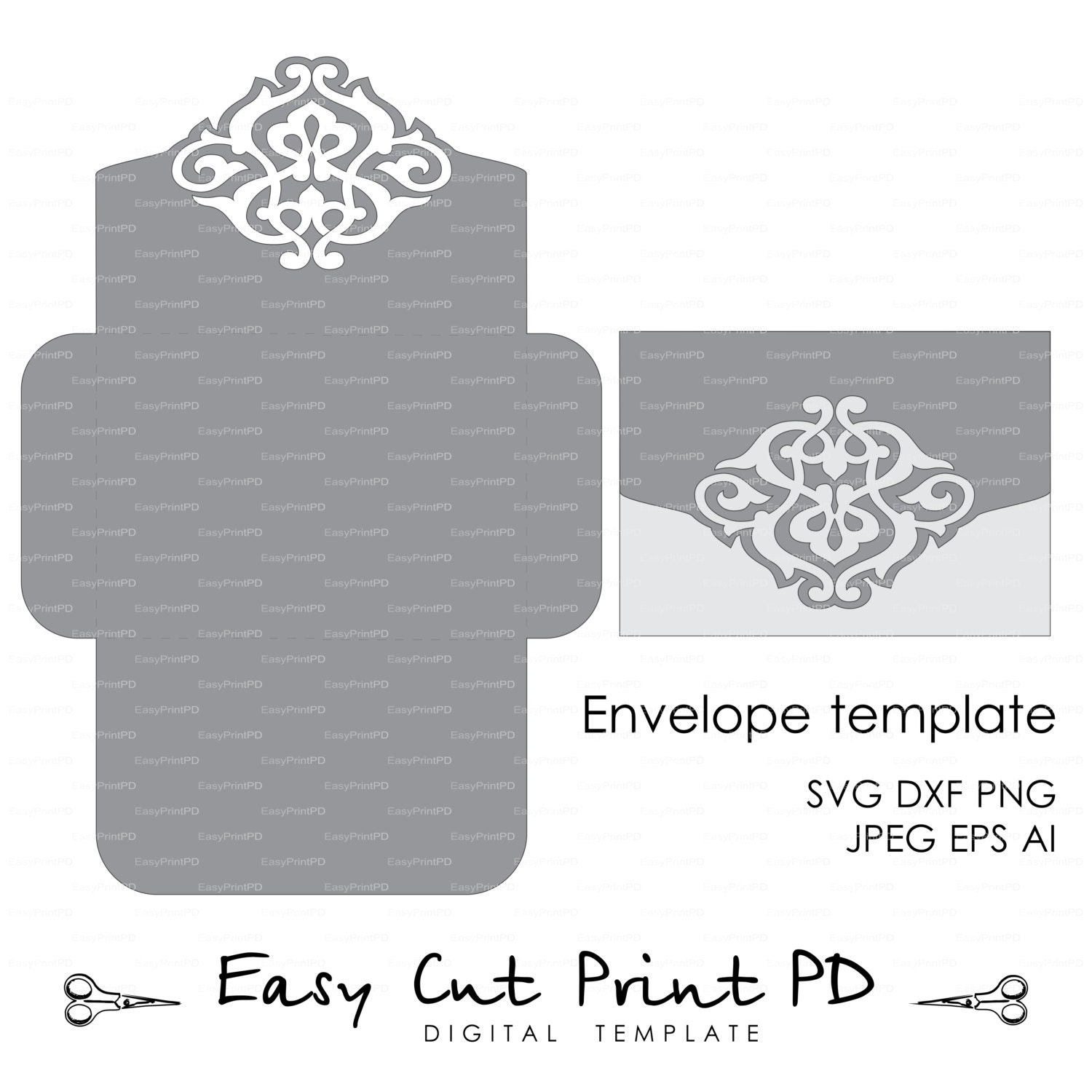 Cricut Envelope Template Svg Free Printable Templates