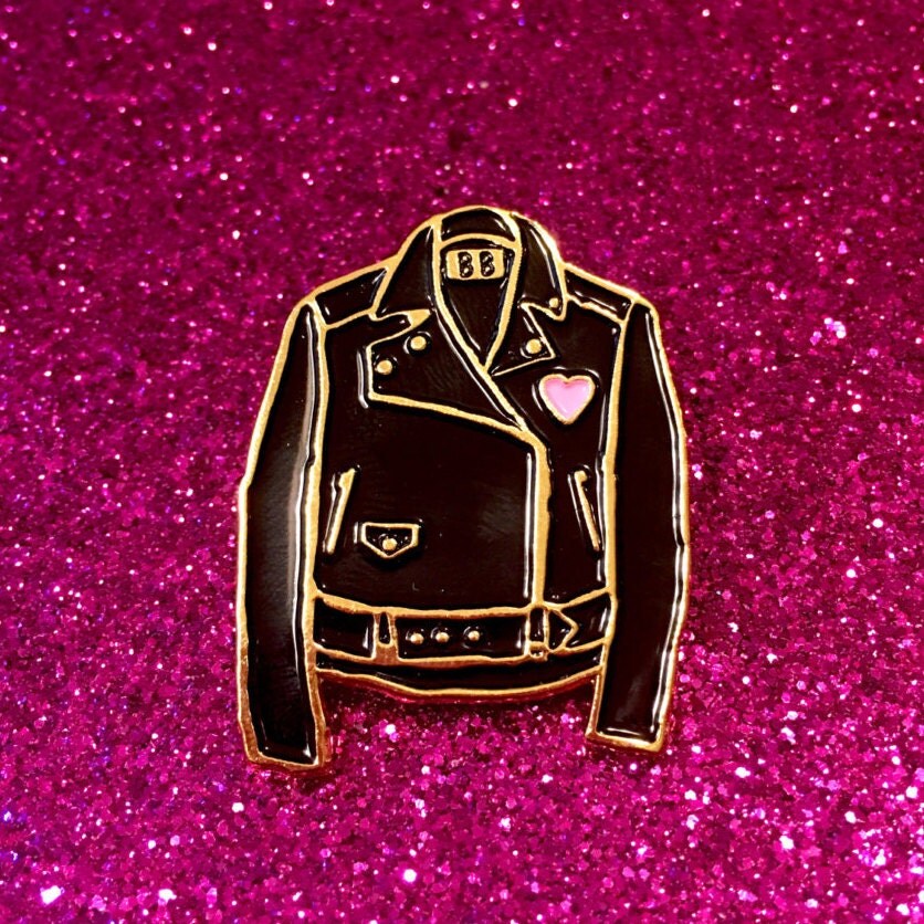 Classic Leather Jacket Enamel Pin