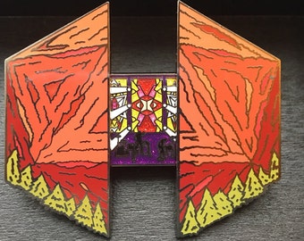 ODESZA Red Rocks Slider Pin (Free Shipping)