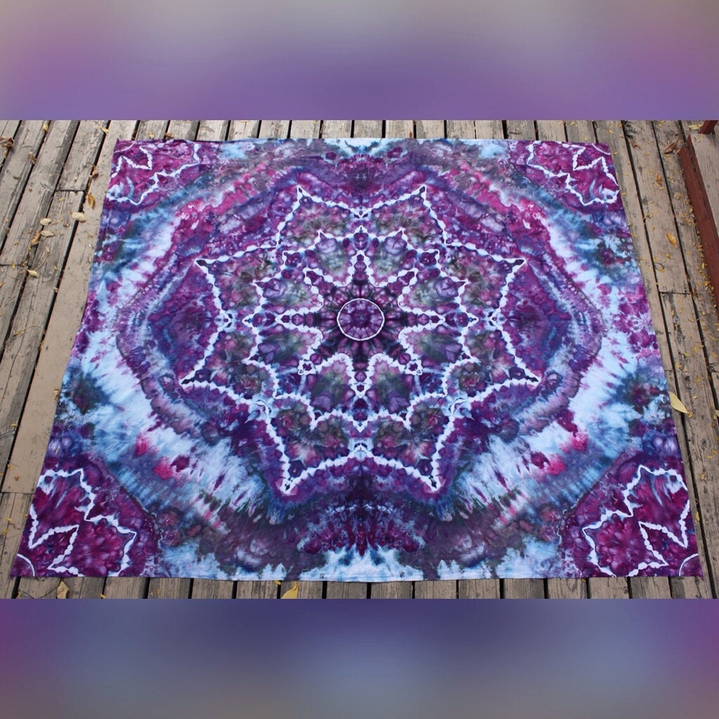 Tie Dye Mandala Tapestry