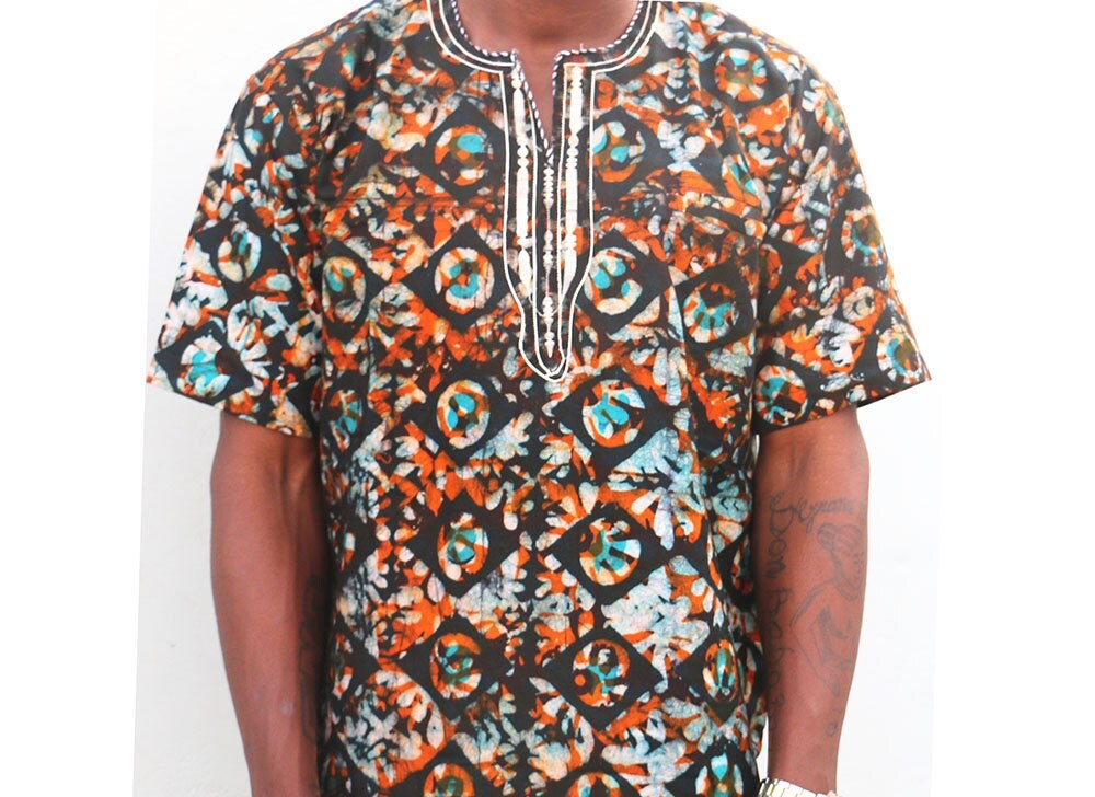 African men shirt  Batik  men shirt  Men holiday by AfrowearHouse