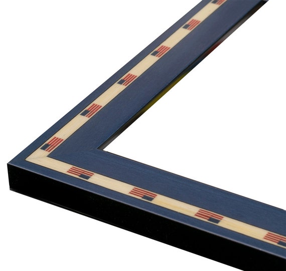 American Flag Picture Frame. 1 1/8