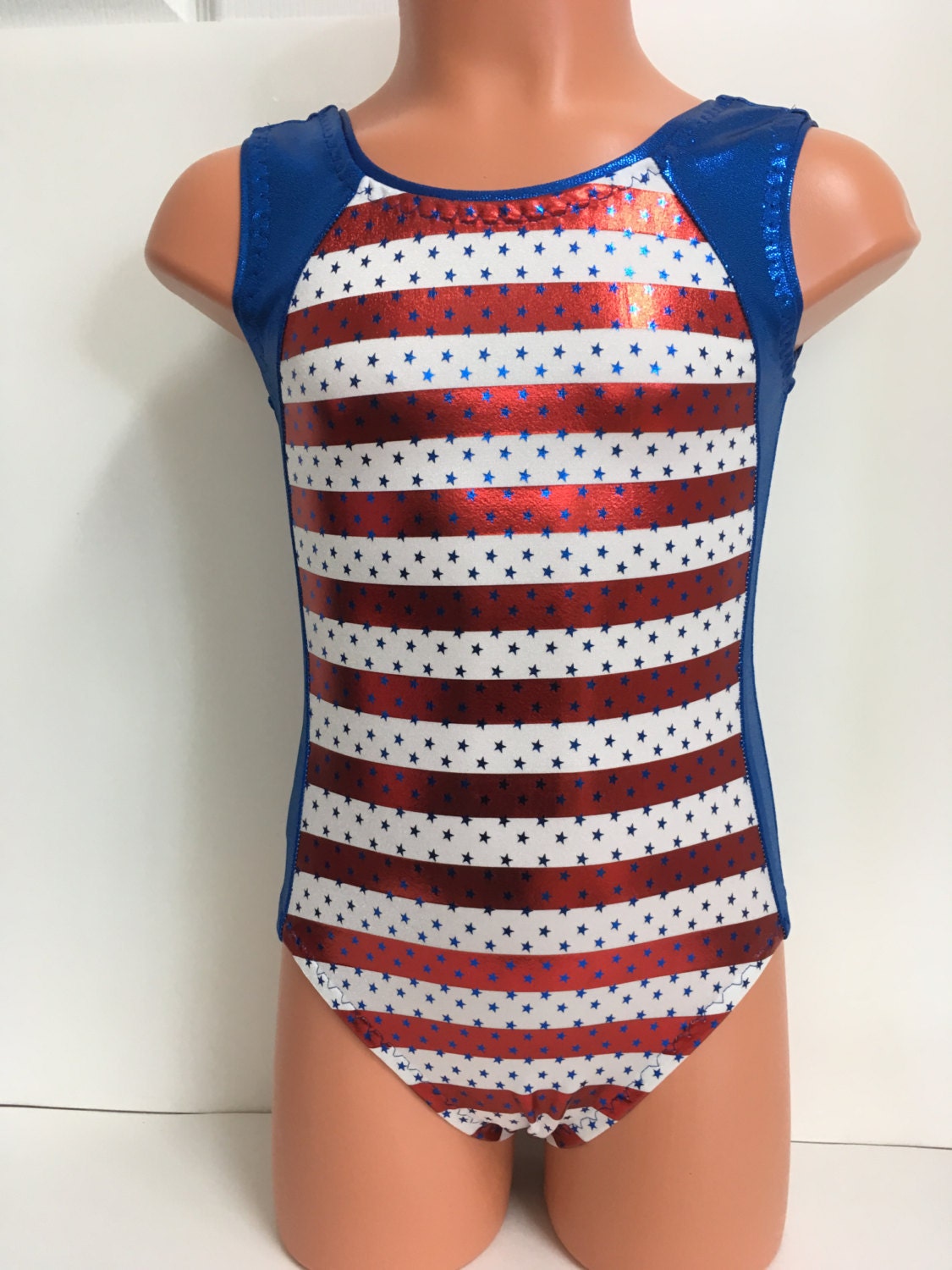 Patriotic Gymnastic Or Dance Leotard Sizes By Leapingleotards1