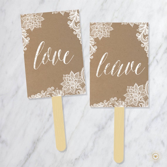 Say YES  To The Dress  Paddles Wedding  Dress  Shopping Signs 