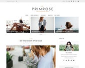 Wordpress theme - wordpress template- Feminine wordpress theme - Responsive WordPress Theme - Blog template - Fashion template - La Primrose