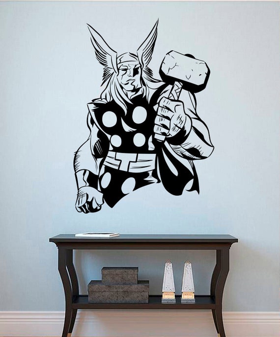 Thor Wall Decal Thor Avenger Vinyl Sticker by ...