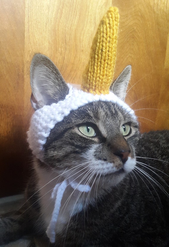 Unicorn Cat Hat Knit Hat For Cat