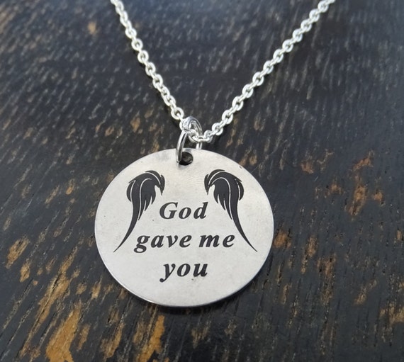 God gave me you Necklace God gave me you Charm Faith
