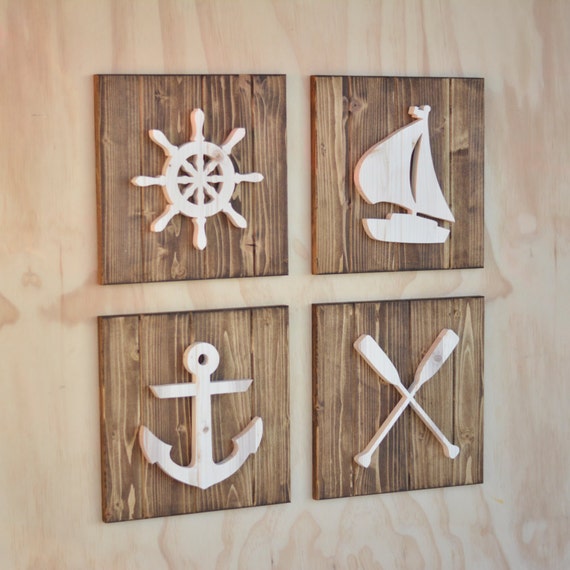 Wood Nautical Plaque Cutouts
