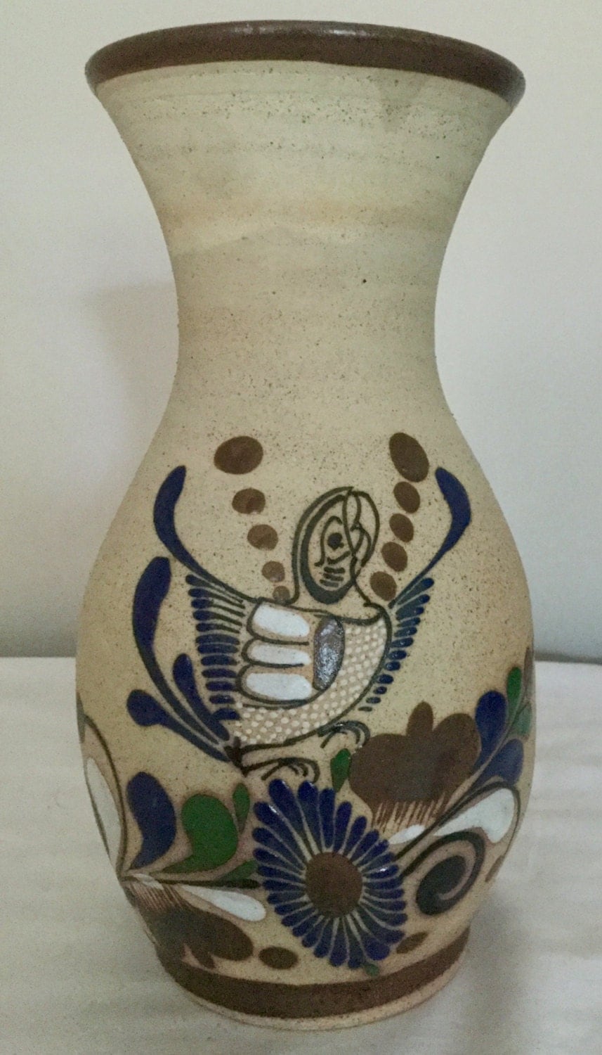 Ceramic Vase Flower Vase Pottery Vase Mexico Pottery