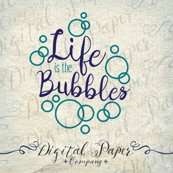 Download Items similar to Nautical Svg, Life Is The Bubbles Svg ...