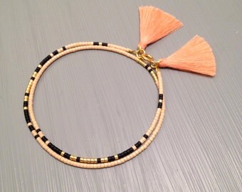 Beaded wrap Bracelet Seed Bead Wrap Beaded Bracelet Wrap Jewelry Seed Bead Jewelry Seed Beads