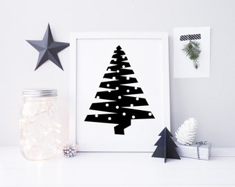 diy minimalist christmas tree