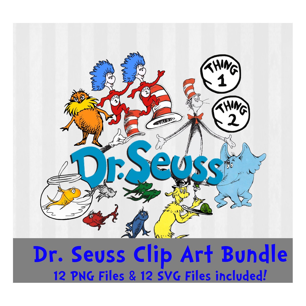 Download Dr Seuss Clip art Dr Seuss SVG Cat in the hat by 5MonkeysClipart