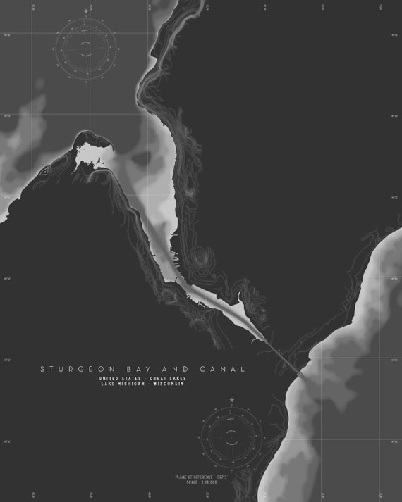 Sturgeon Bay Nautical Chart