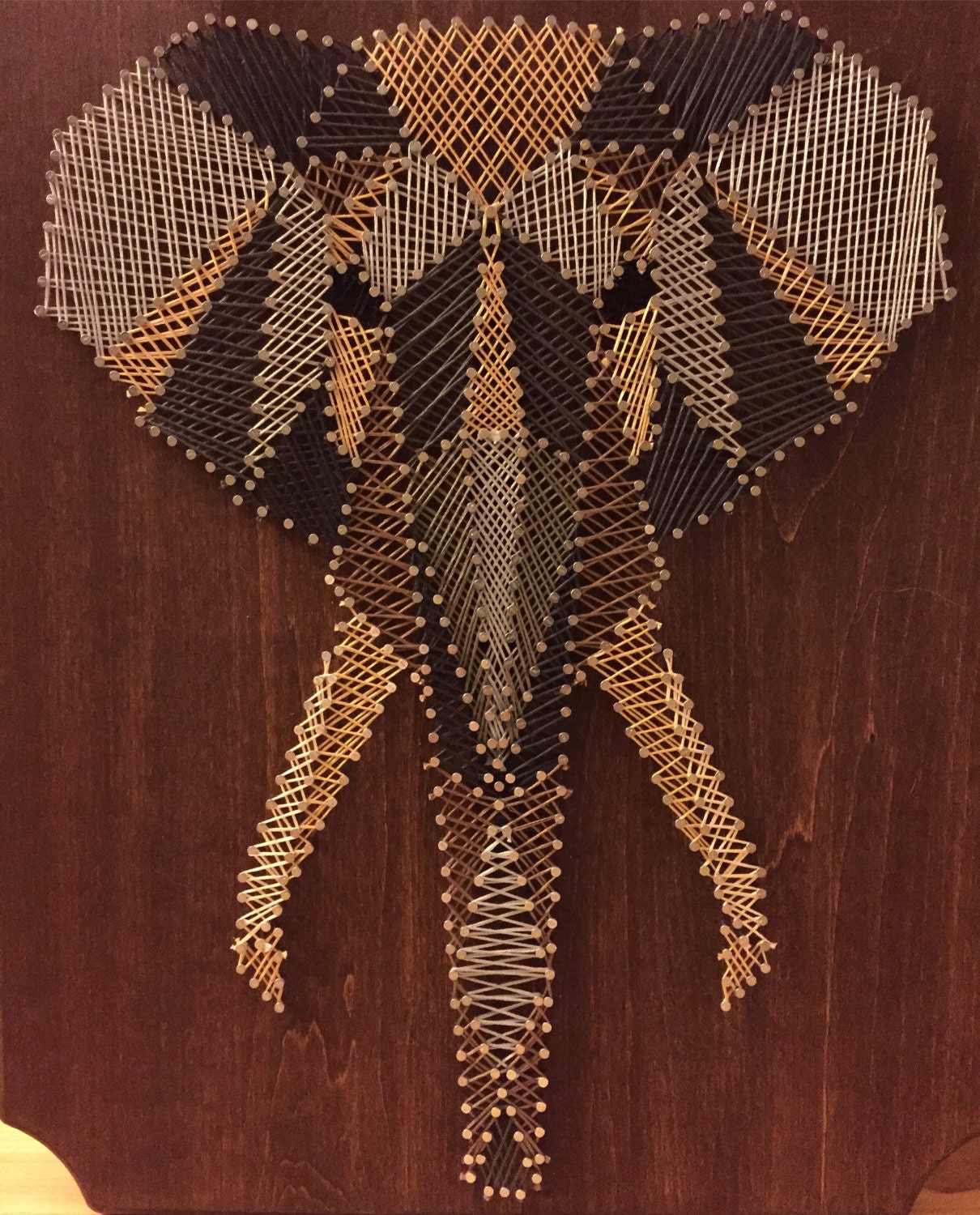 Elephant String Art