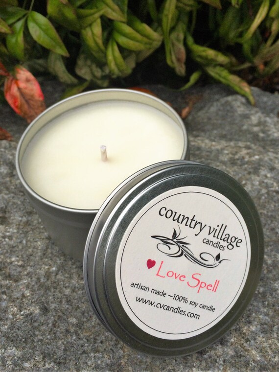 Items similar to Love Spell Soy Candles / Handmade Candles / Wholesale Candles / Container