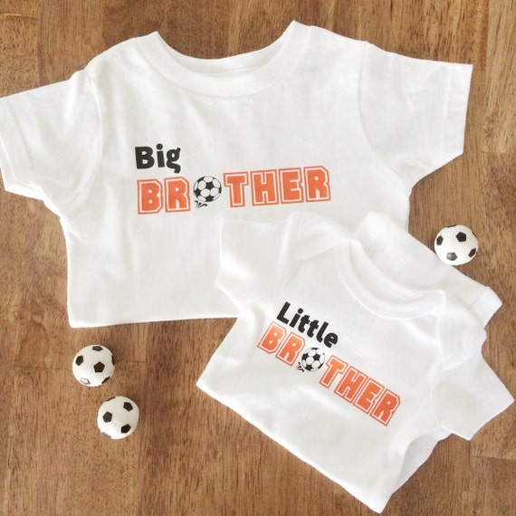 Big Brother Soccer Tee Soccer Shirt Matching Sibling Shirts