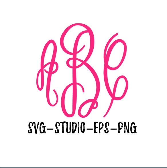 Download Fancy Monogram Font SVG Fancy Monogram Master Circle Font