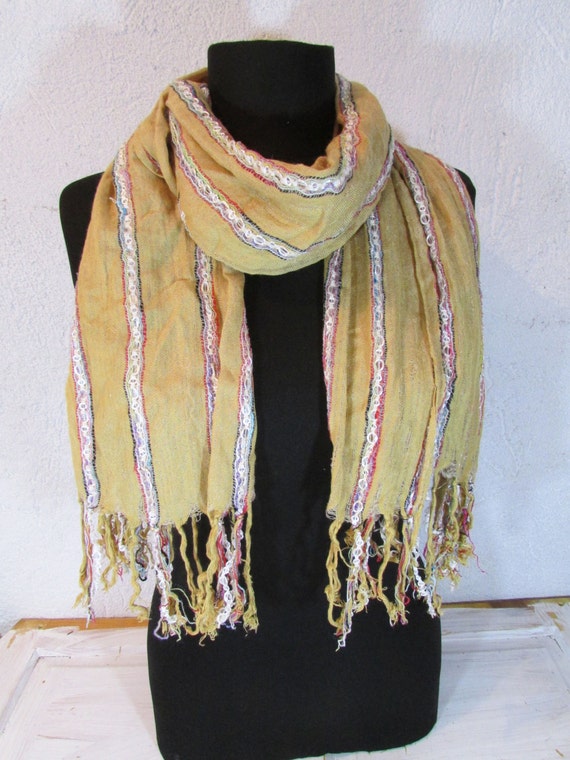 Vintage scarf Old neck scarf Head scarf Vintage fashion