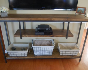 Industrial Console Table