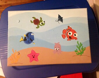 Hand Painted Furniture for Baby Room MADE TO ORDER (stools, chests, shelves, etc)