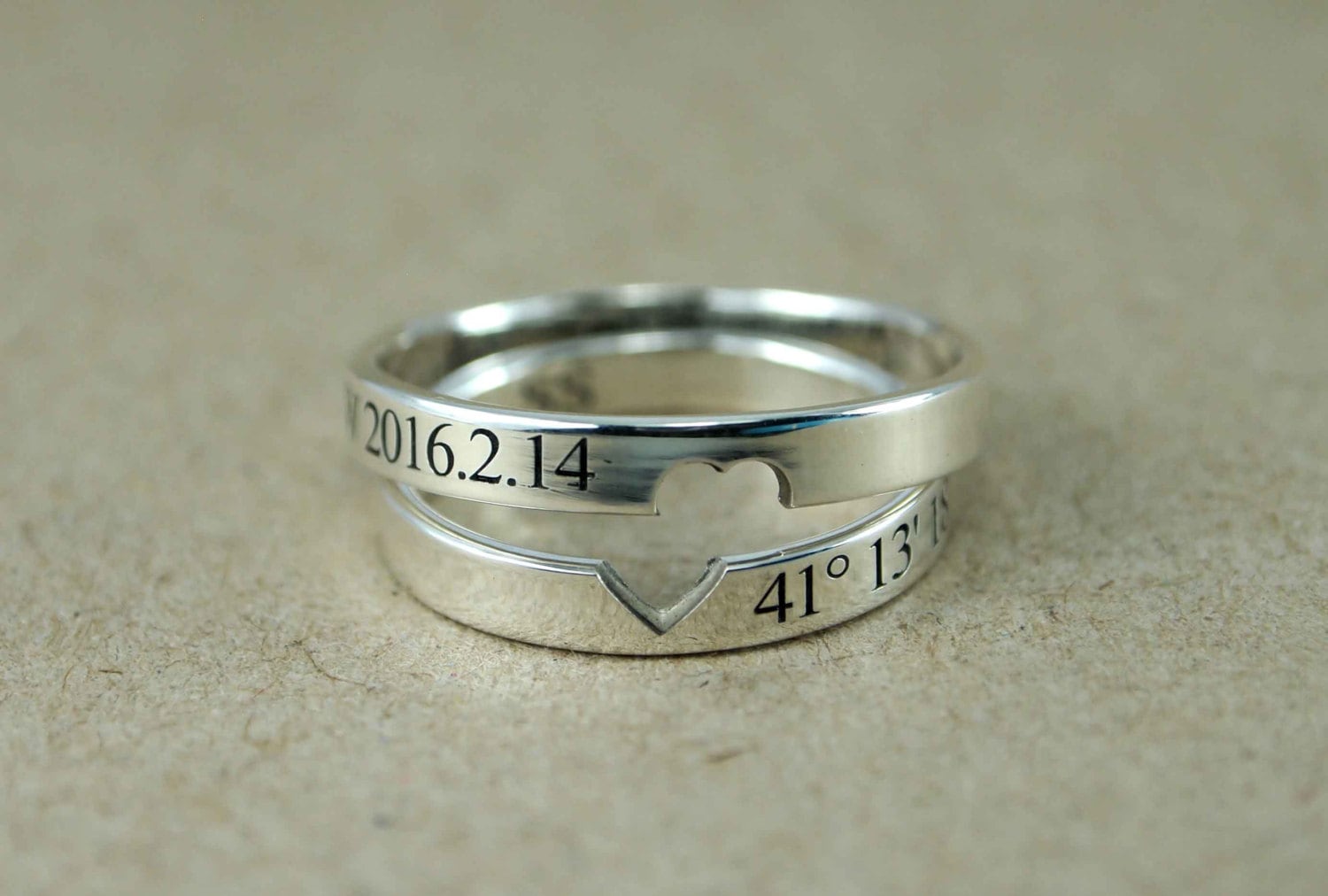 Couple Rings Couple Ring Set Promise Rings For Couples His