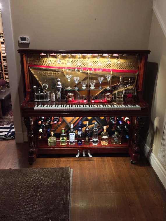 Piano Bar Re-purposed Upright Piano