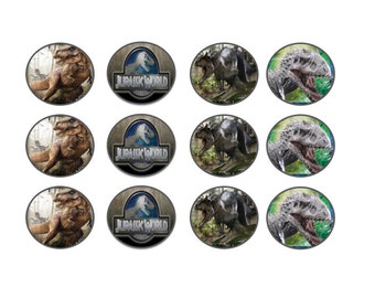 Jurassic World Party theme CUPCAKE TOPPER/tag for kids birthday Party cake decoration PRINTABLE Instant Download and other decoration ideas