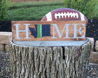 Seattle Seahawks Home wood sign