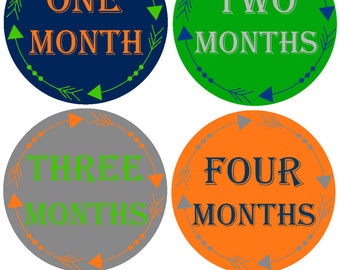 Baby Month Stickers Bodysuit Monthly Stickers Milestone Stickers Monthly Baby Stickers Photo Sticker Month by Month Baby Sticker Shower Gift